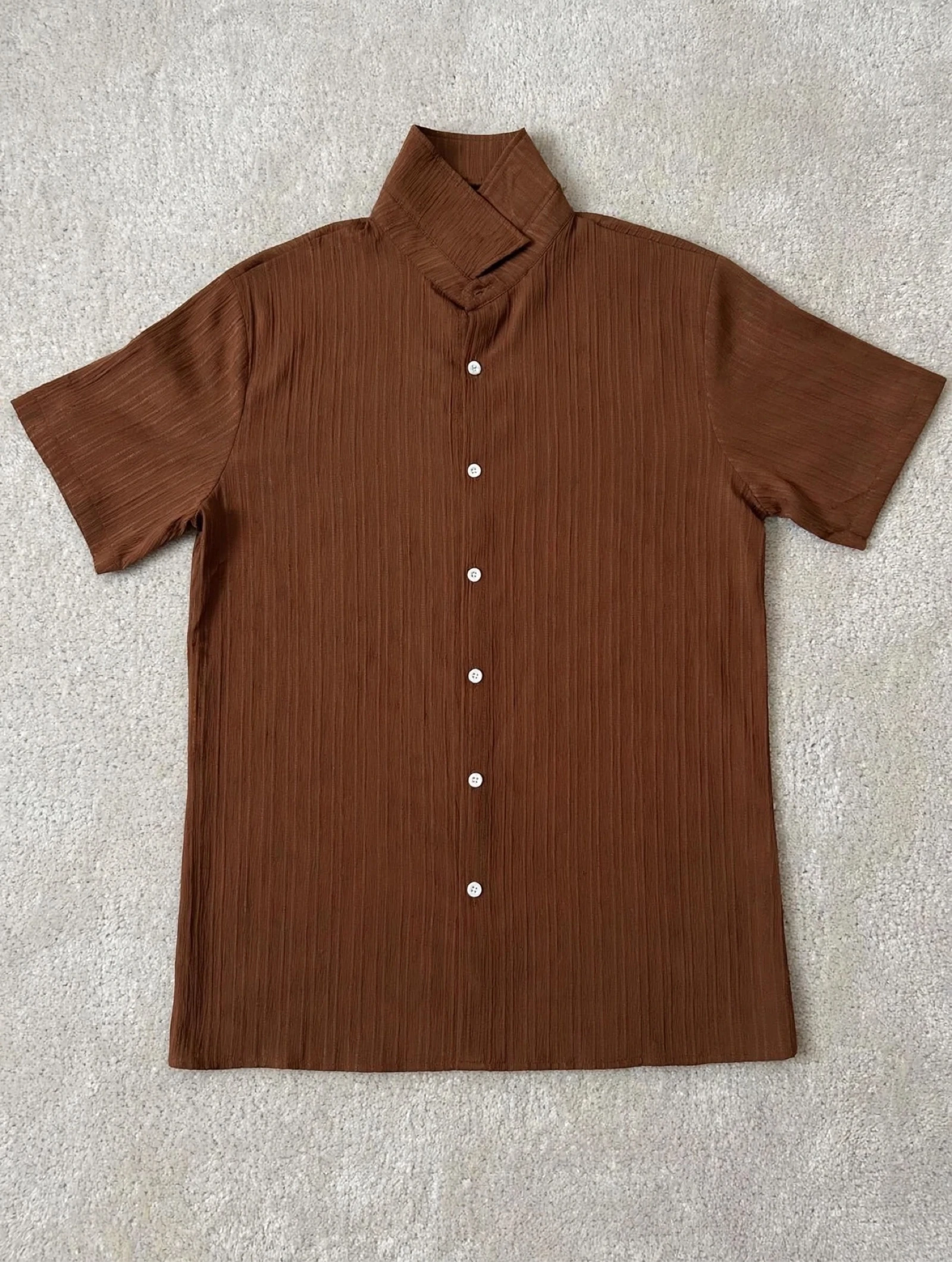 Herenoverhemd met plooien & Shorts Set - Maat L – photo 2